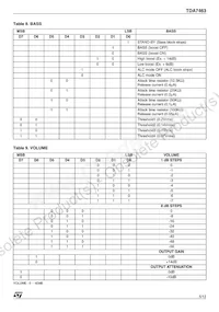 TDA7463D013TR Datasheet Page 5