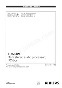 TDA8424/V7數據表 封面