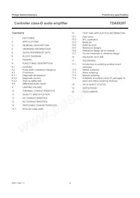 TDA8929T/N1 Datasheet Page 2