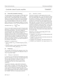 TDA8929T/N1 Datasheet Page 9