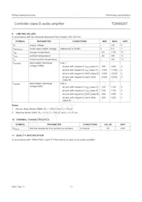TDA8929T/N1 Datasheet Page 11