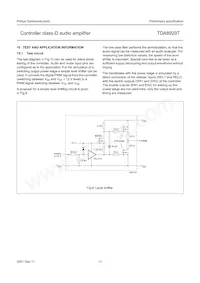 TDA8929T/N1 Datasheet Page 17