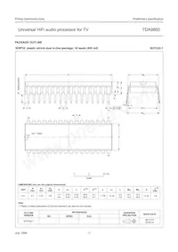 TDA9860/V2 Datasheet Page 17