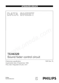 TEA6320T/V1 Datenblatt Cover