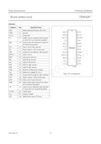TEA6324T/V1 Datasheet Page 4
