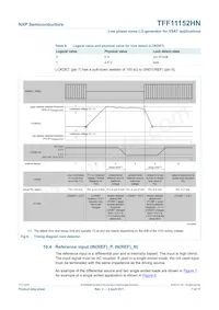 TFF11152HN/N1 Datasheet Pagina 7