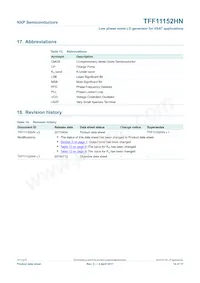 TFF11152HN/N1 Datasheet Pagina 14