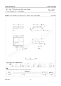 TSA5059ATS/C1數據表 頁面 19