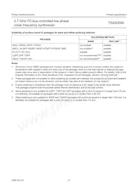 TSA5059ATS/C1 Datasheet Page 21