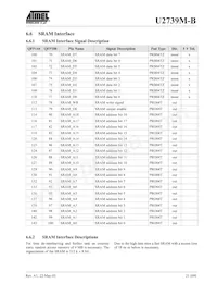U2739M-BFT Datasheet Page 21