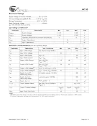 W256H Datasheet Page 4