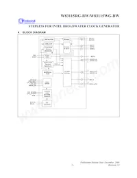 W83115WG-BW Datasheet Page 7