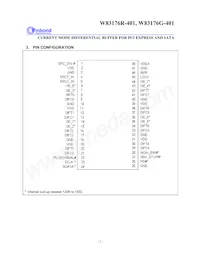 W83176G-401 Datasheet Page 5