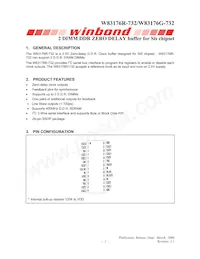 W83176G-732 Datasheet Page 4