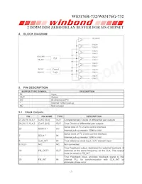 W83176G-732 Datasheet Pagina 5