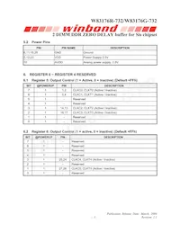 W83176G-732 Datasheet Pagina 6