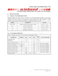 W83176G-732 Datasheet Pagina 8