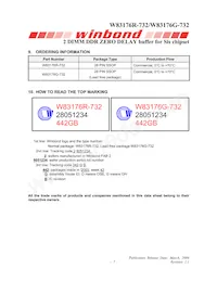 W83176G-732 Datasheet Page 10