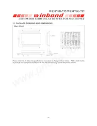 W83176G-732 Datasheet Pagina 11