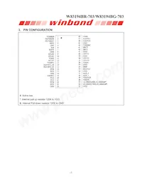 W83194BG-703 Datasheet Page 6