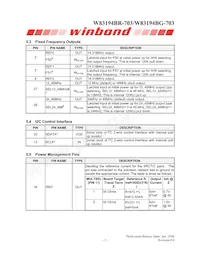 W83194BG-703 Datasheet Page 9