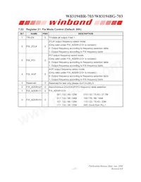 W83194BG-703 Datasheet Page 21