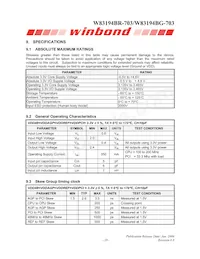 W83194BG-703數據表 頁面 23