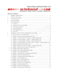 W83195BG-118 Datasheet Page 3