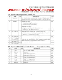 W83195BG-118 Datasheet Pagina 14