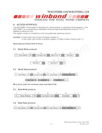 W83195BG-118 Datasheet Page 21