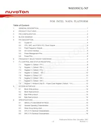 W83195CG-NP Datasheet Page 3