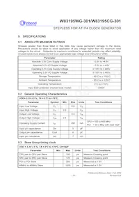 W83195WG-301 Datasheet Page 22