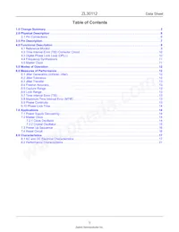 ZL30112LDG1 Datasheet Page 3