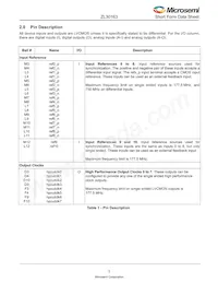 ZL30163GDG2003M Datasheet Page 3