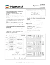 ZL30166GDG20040 Datasheet Copertura