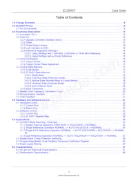 ZL30407QCG1 Datasheet Page 3
