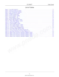 ZL30407QCG1 Datasheet Page 5