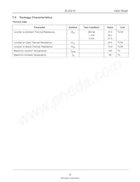 ZL40216LDG1 Datasheet Pagina 20