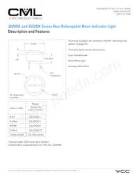 2622QK5 데이터 시트 표지