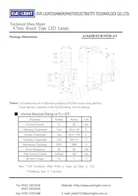 A1643B/SUR/S530-A3 Datasheet Page 3