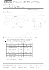 A93B/4SYG/S530-E2 Datasheet Page 2
