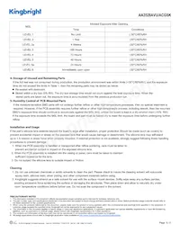 AA3528AVU/ACGSK 데이터 시트 페이지 5