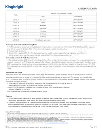 AA3528AVU/AQBS/D Datasheet Page 5