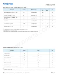 AA3528AVU/ASRS 데이터 시트 페이지 2