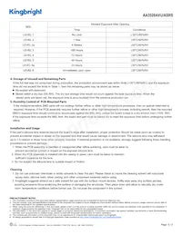 AA3528AVU/ASRS 데이터 시트 페이지 5