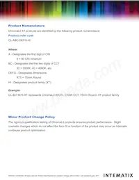 CL-930-L225-XT Datasheet Pagina 3