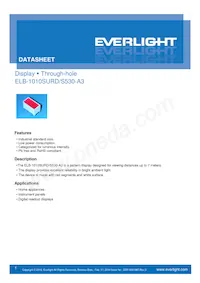 ELB-1010SURD/S530-A3 Datasheet Cover