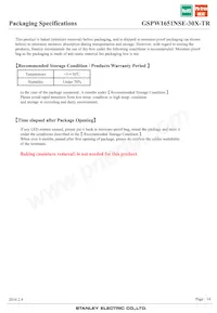 GSPW1651NSE-30X-TR Datenblatt Seite 14