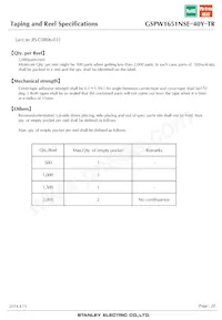 GSPW1651NSE-40Y-TR Datenblatt Seite 20