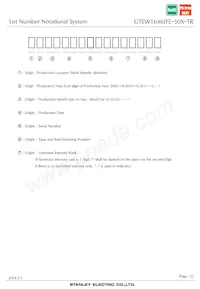 GTEW1646JTE-50X-TR Datasheet Page 22